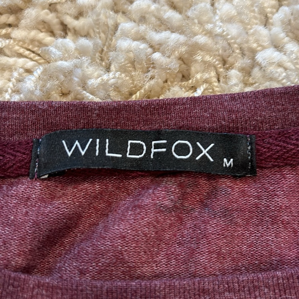 Wildfox size medium cranberry - Picture 2 of 4